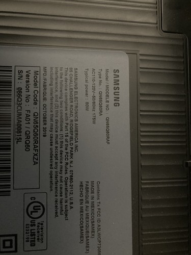 Samsung qn65q60baf 4k uhd - qn65q60baf,